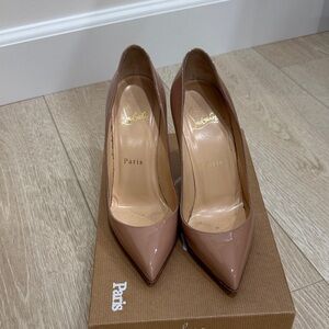 Christian Louboutin Blush Patent Leather Heels